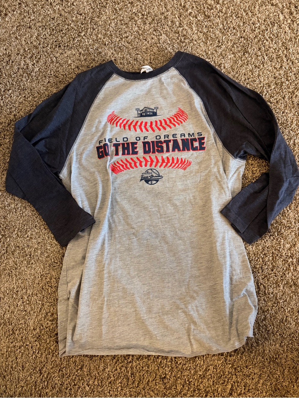 Field of Dreams raglan tee (authentic)